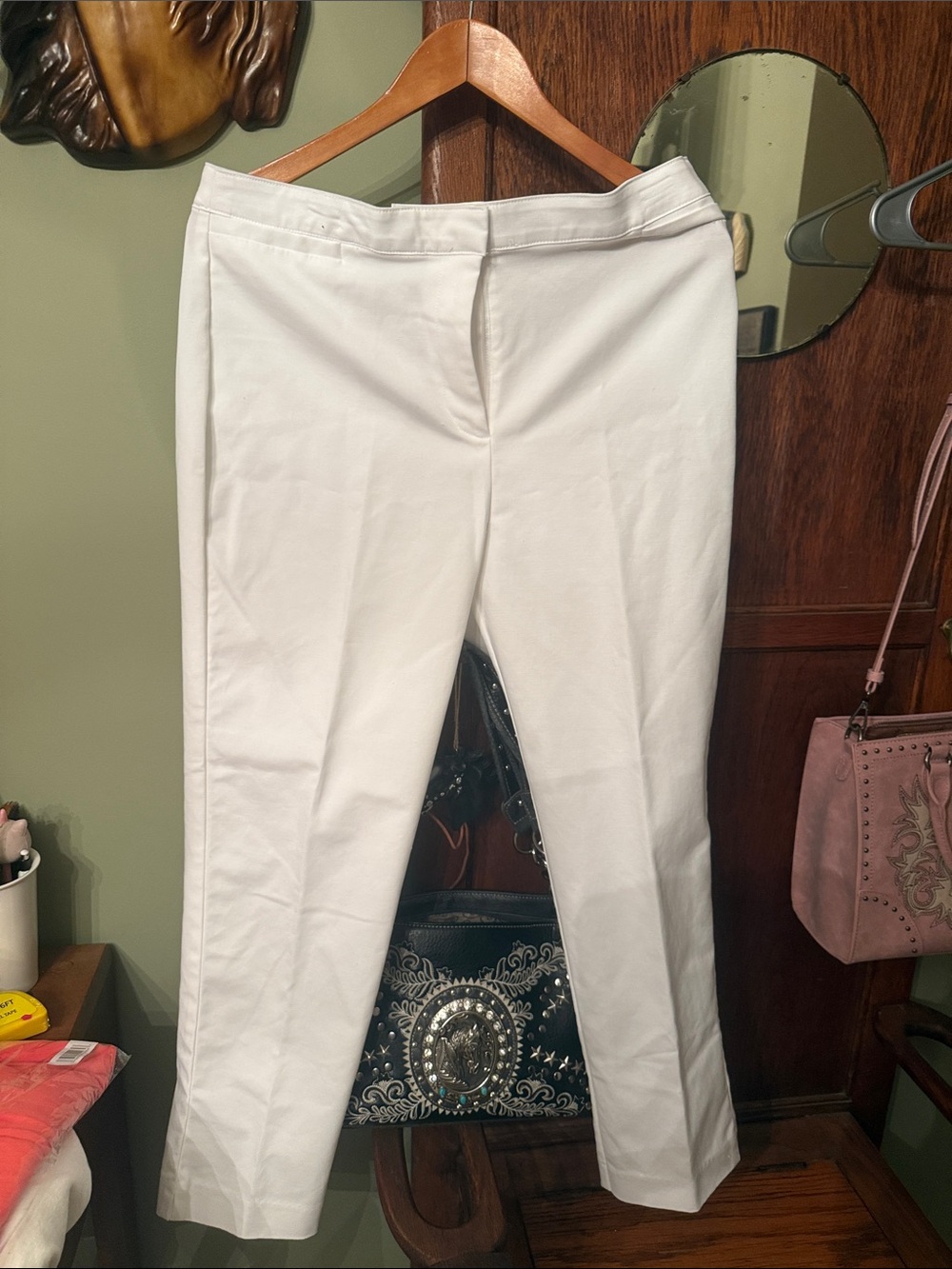 Ruby Rd. White Women's Dress Pants